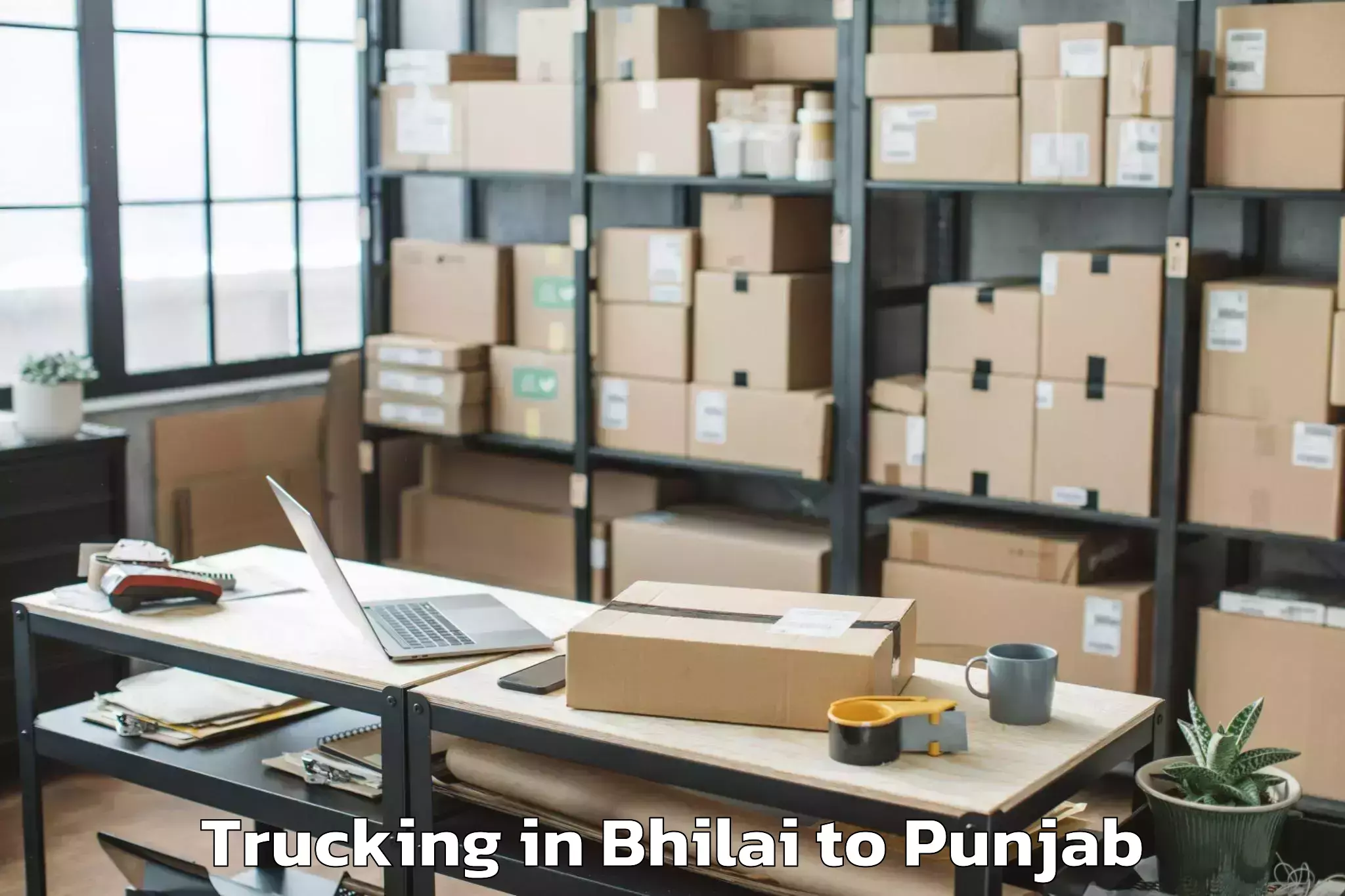 Hassle-Free Bhilai to Nurpur Kalan Trucking